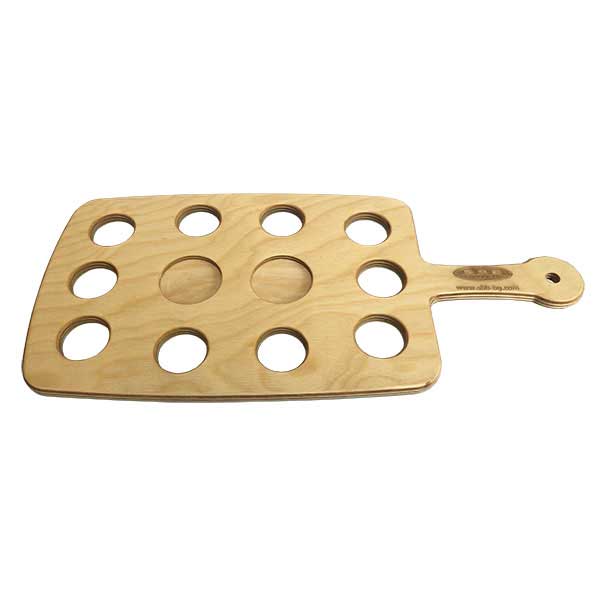 Дървена поставка за шотове